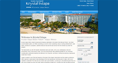 Desktop Screenshot of krystalixtaparesort.com