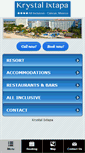 Mobile Screenshot of krystalixtaparesort.com